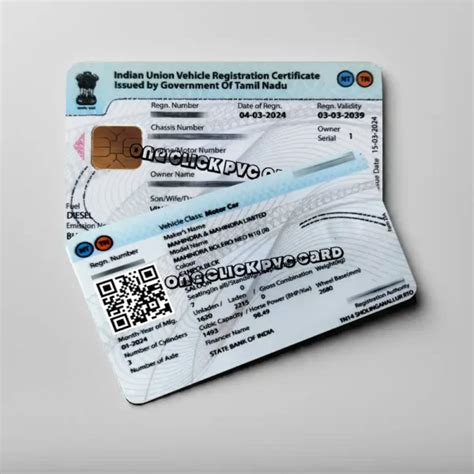 rc book smart card online tamilnadu|rc pvc card order online.